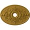 Ekena Millwork Alexa Medallion (Canopies up to 5 5/8"), 30 3/4"W x 21 1/4"H x 3 7/8"ID x 1 5/8"P, Pharaohs Gold CM21X30ALPGS - alternate 1